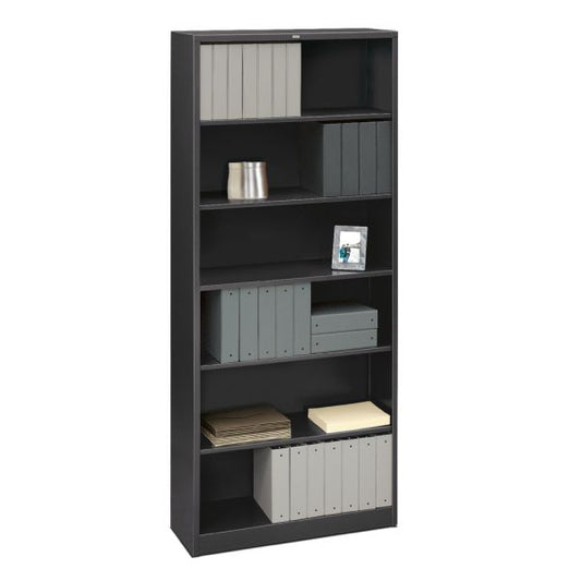 HON Brigade Steel Modular Shelving Bookcase, 6 Shelves